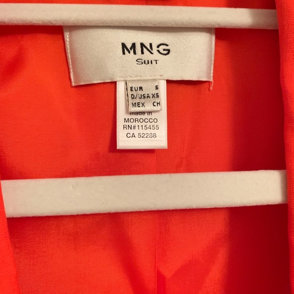 Bright Coral Blazer by MNG Suit - Picture 3 of 4